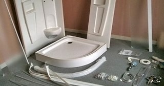 Установка душевой кабины Полысаево, цена от 3034 руб.